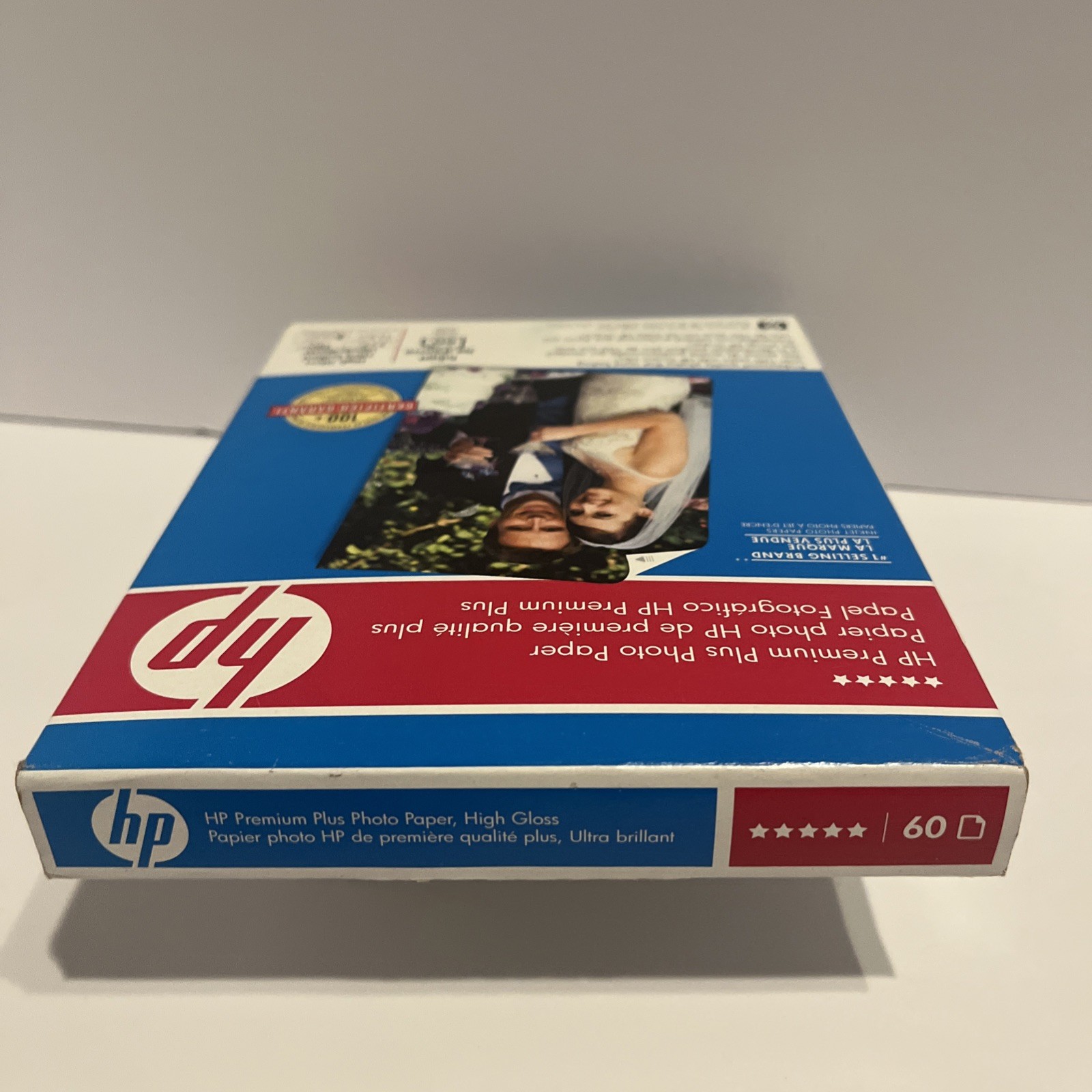 NEW HP Premium Plus Photo Paper High Gloss 5×7” 60 Sheets – 280 g/m² – Inkjet