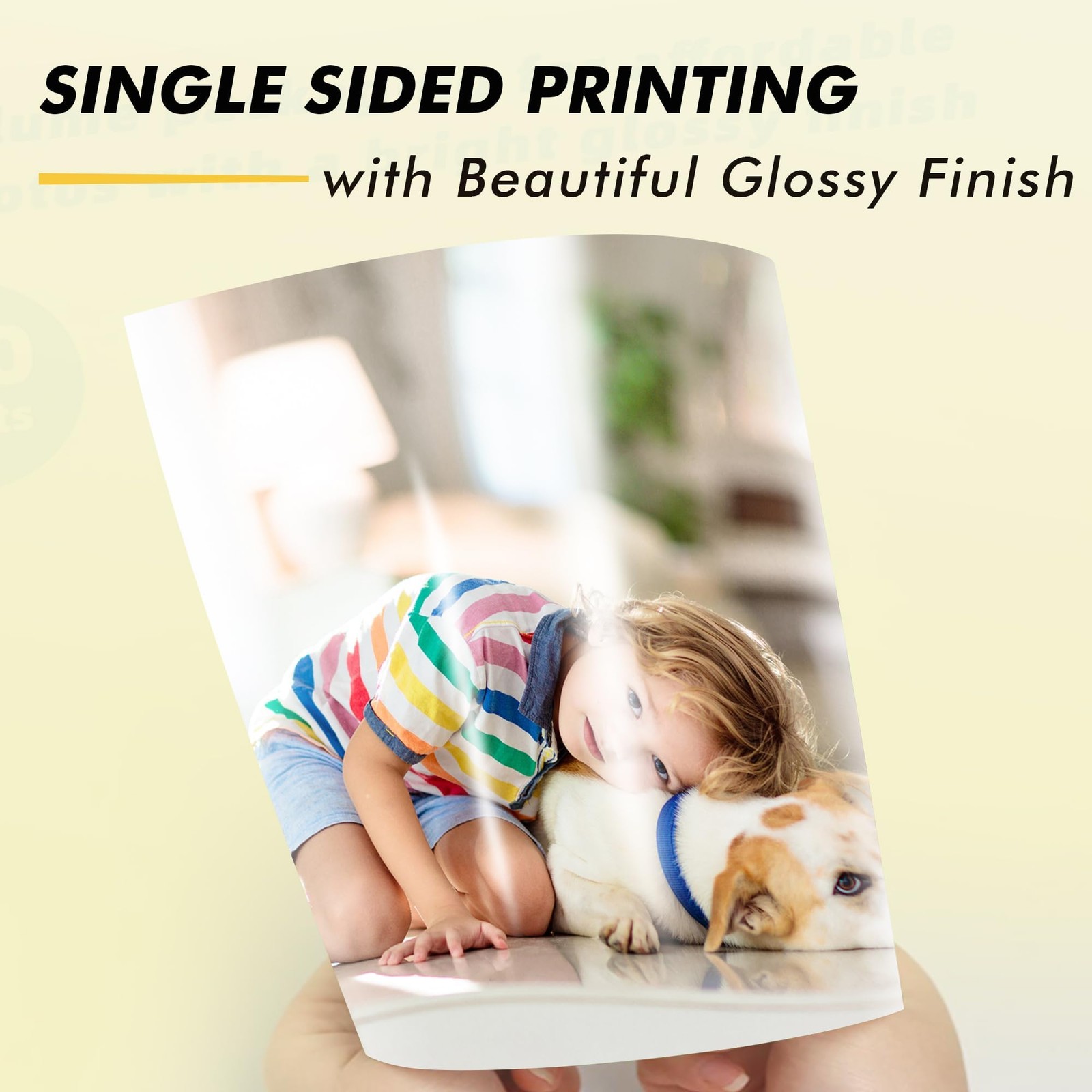50 PCS Heavyweight Thick Glossy Photo Paper 11×17 Inch Inkjet Dye Ink 61LB