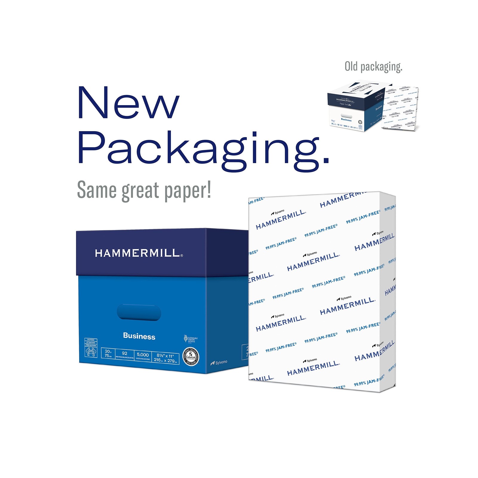 Hammermill Printer Paper, 20 lb Copy Paper, 8.5 x 14 – 10 Ream (5,000 Sheets)…