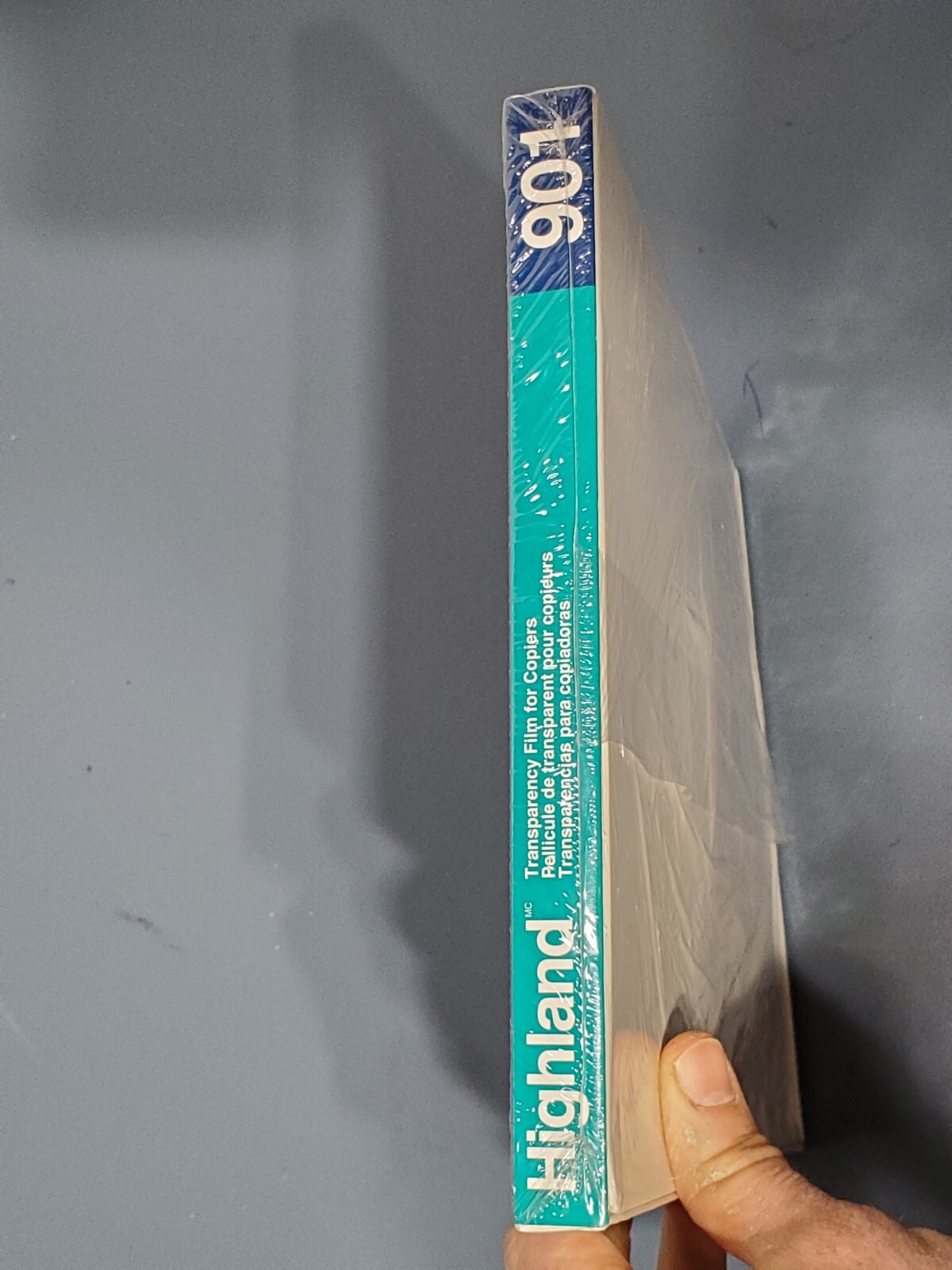 3M HIGHLAND 901 Transparency Film For Copiers Without Sensing Stripe 100 Sheets