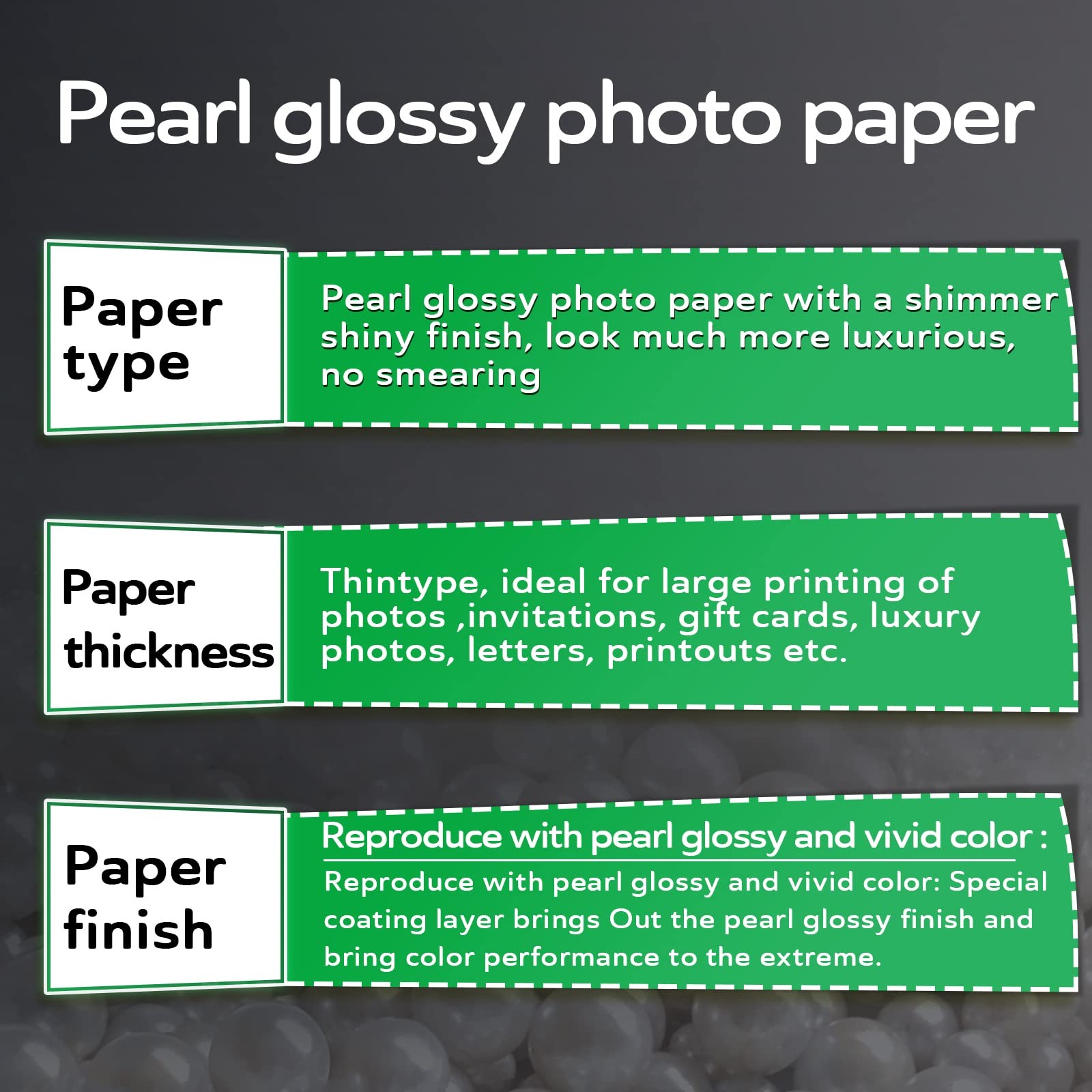 40 Sheets 8.5×11 Inch Koala Pearl Glossy Thin Photo Paper 30lbs Inkjet Laser