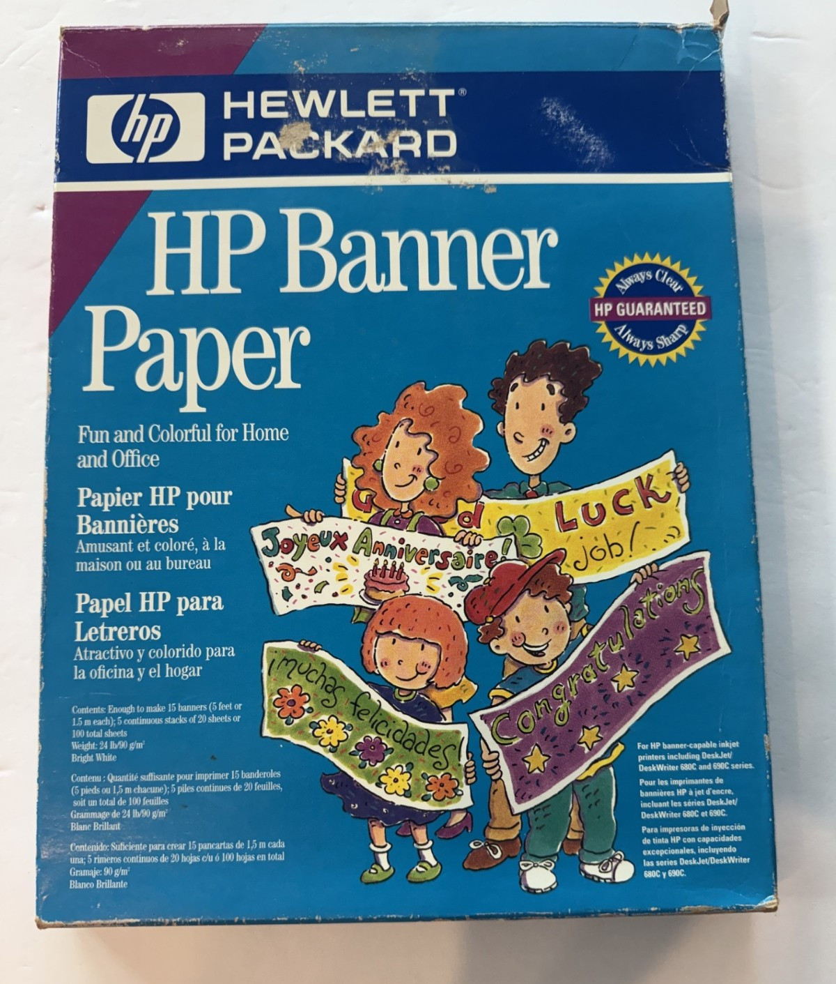 HP make your own Party Banner Paper C1820A for inkjet printer