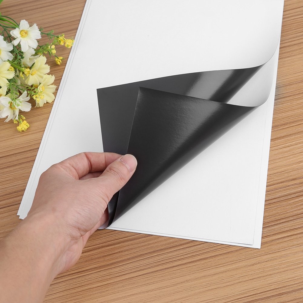 Printable Magnetic Sheets, A4 Flexible Photo Paper, Inkjet Printing Sheets for Common…