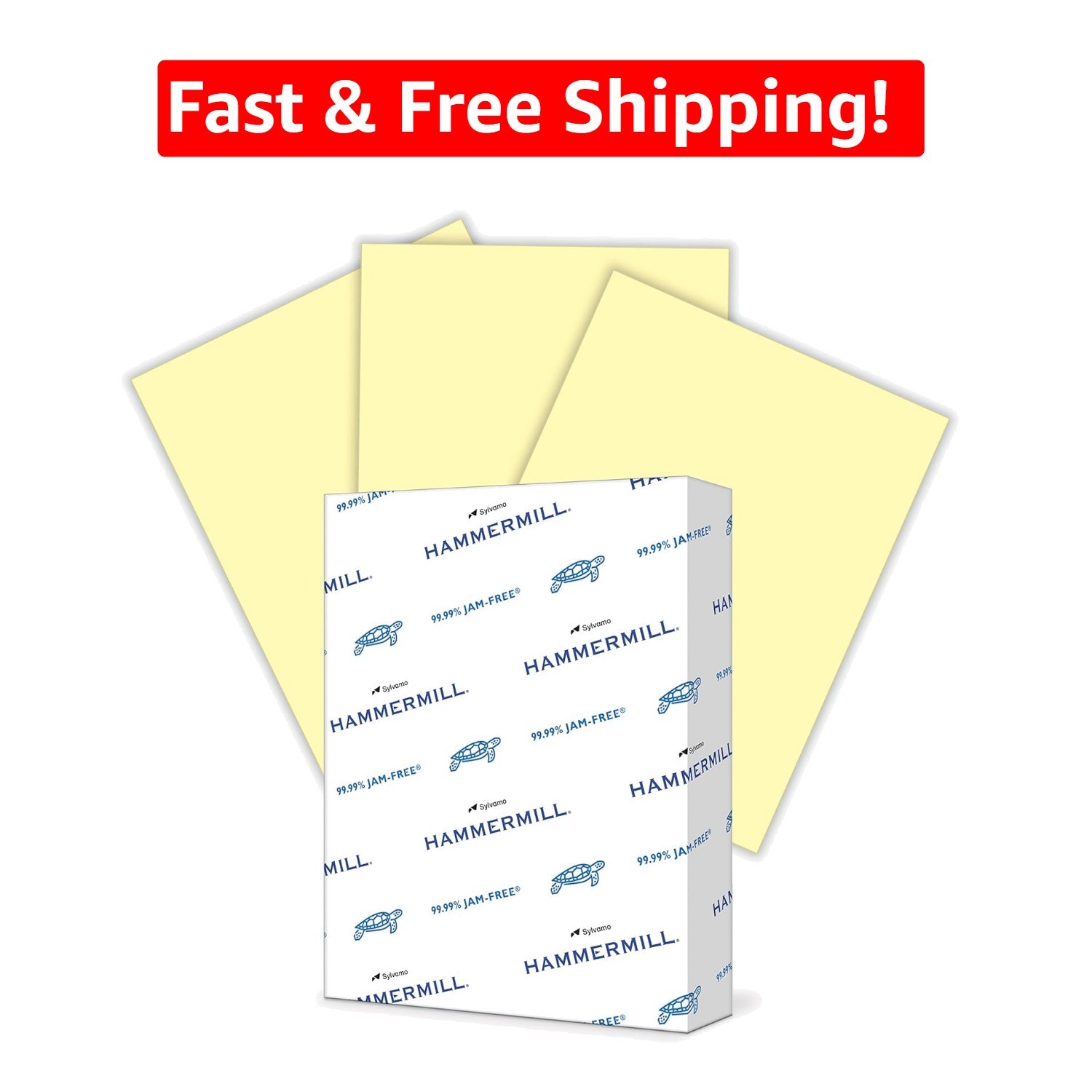 Dependable 500 Sheet Ream of 20 lb Canary Paper – Perfect for Versatile Printing