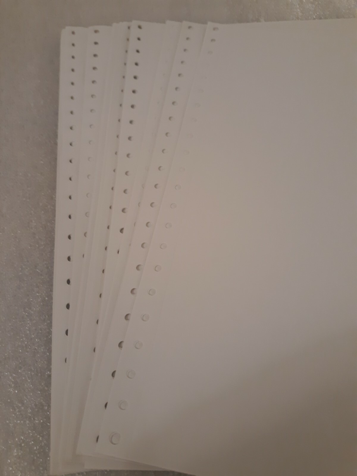 Dot Matrix Vintage Printer Paper 50 Sheets 8.5 x 11 non continuous