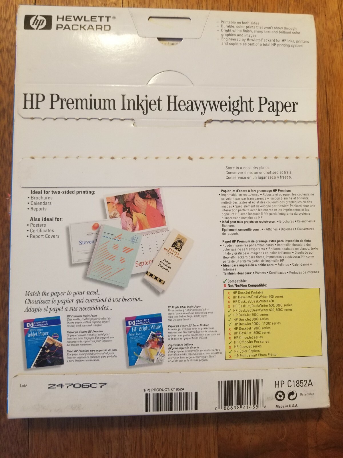 Hewlett Packard Presentation & Heavyweight Paper 2 Boxes Laser & Inkjet