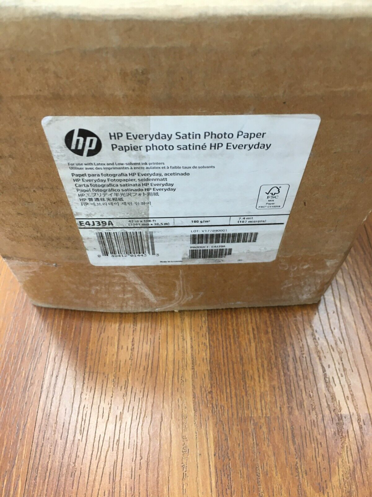 HP Everyday Satin Photo Paper E4J39A