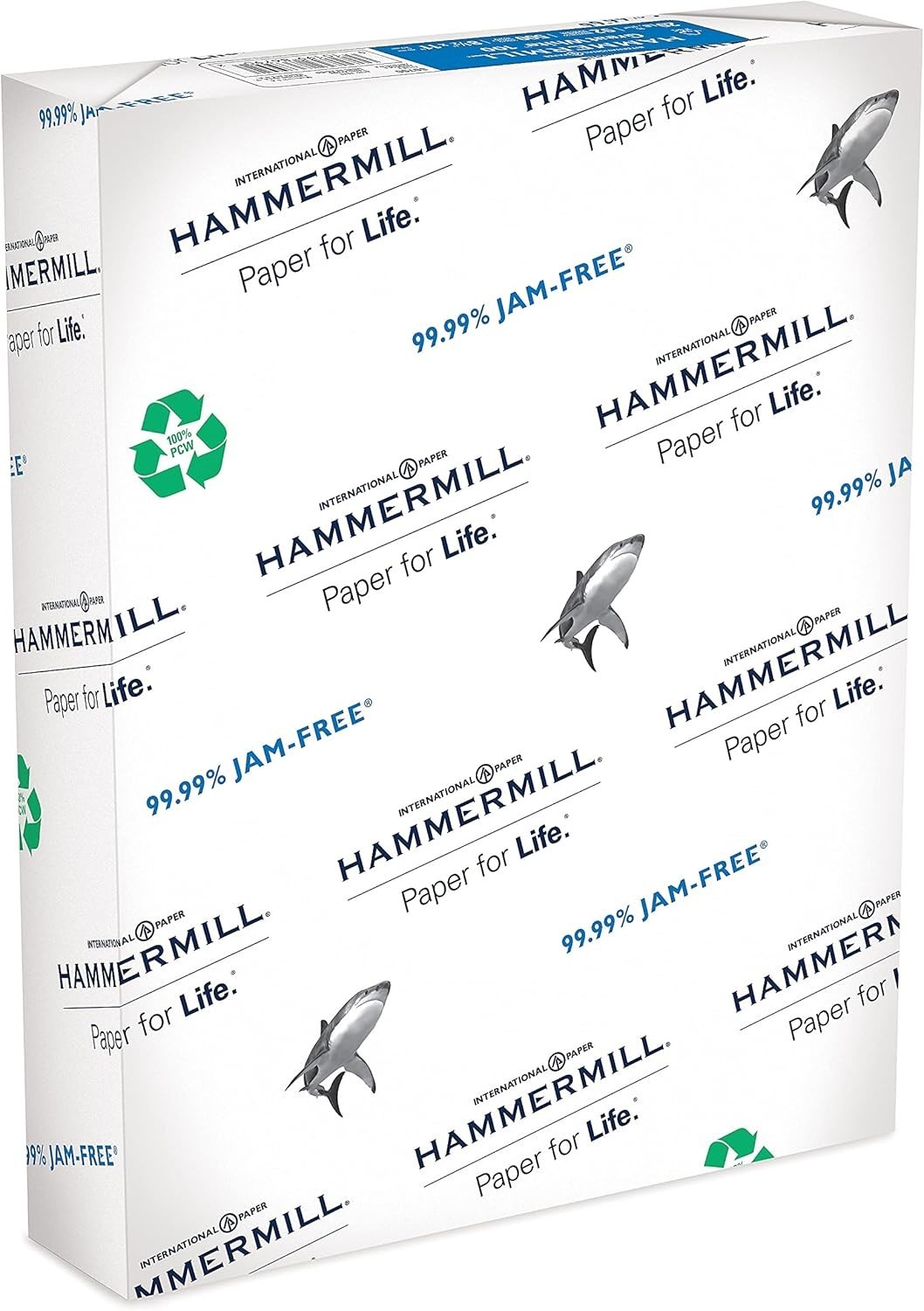 Eco-Friendly 100% Recycled Copy Paper – Great White, 500 Sheets, Jam-Free Design