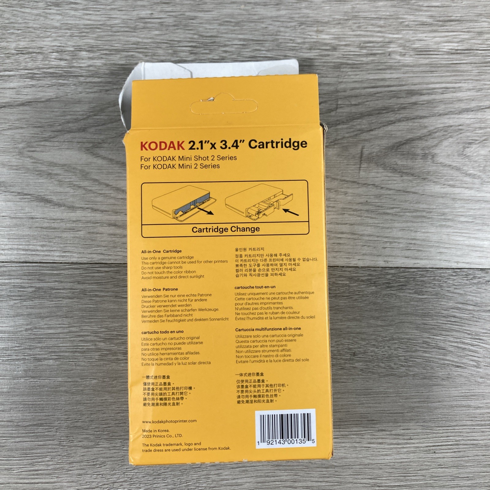 Kodak Cartridge 2.1 X 3.4 30 Sheets For Kodak Mini Shot 2 Series New Open Box