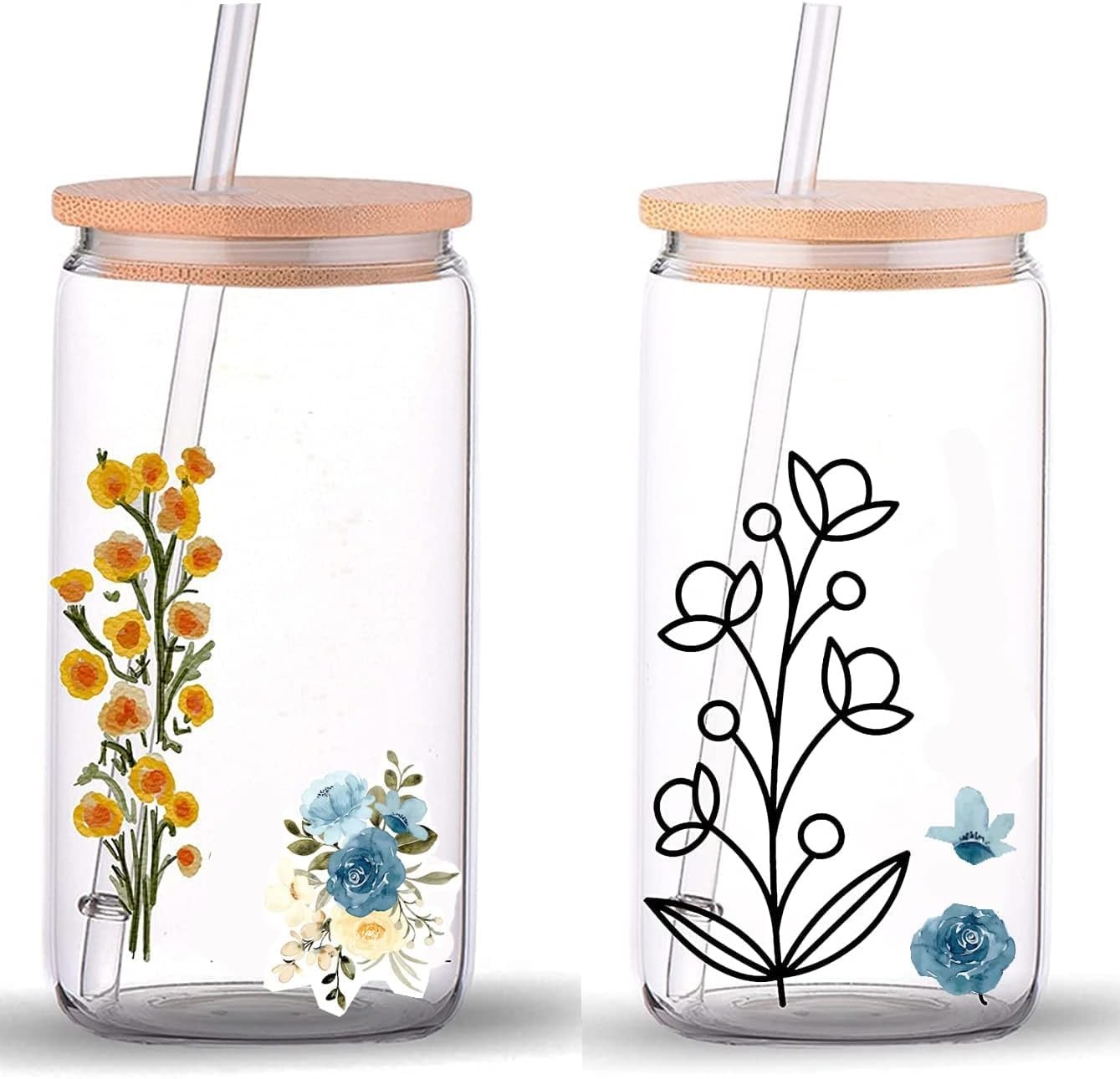 Semi Clear Printable Vinyl Sticker Paper for Inkjet Printers Transparent…