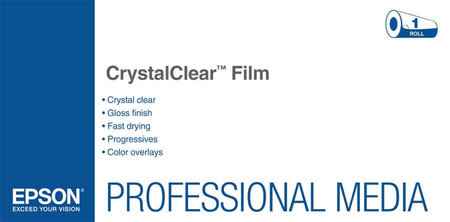 Epson CrystalClear Film – 24″ x 100′ Roll [S045152]