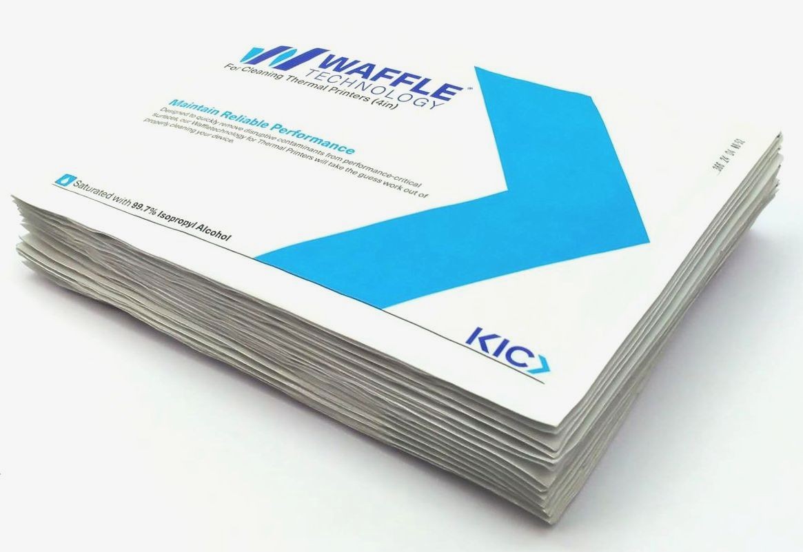 Thermal Printer 4″ Cleaning Cards Kic with Waffletechnology 6″ x 4″ Pack of 15