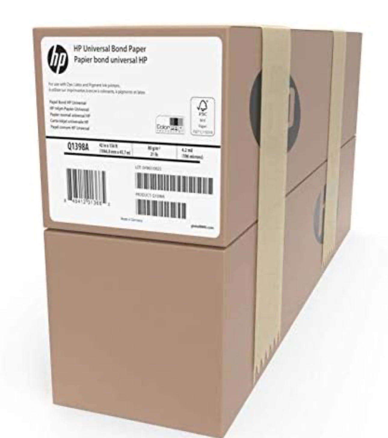 HP Q1396A Universal Bond Paper 42” 150’ 2 Rolls