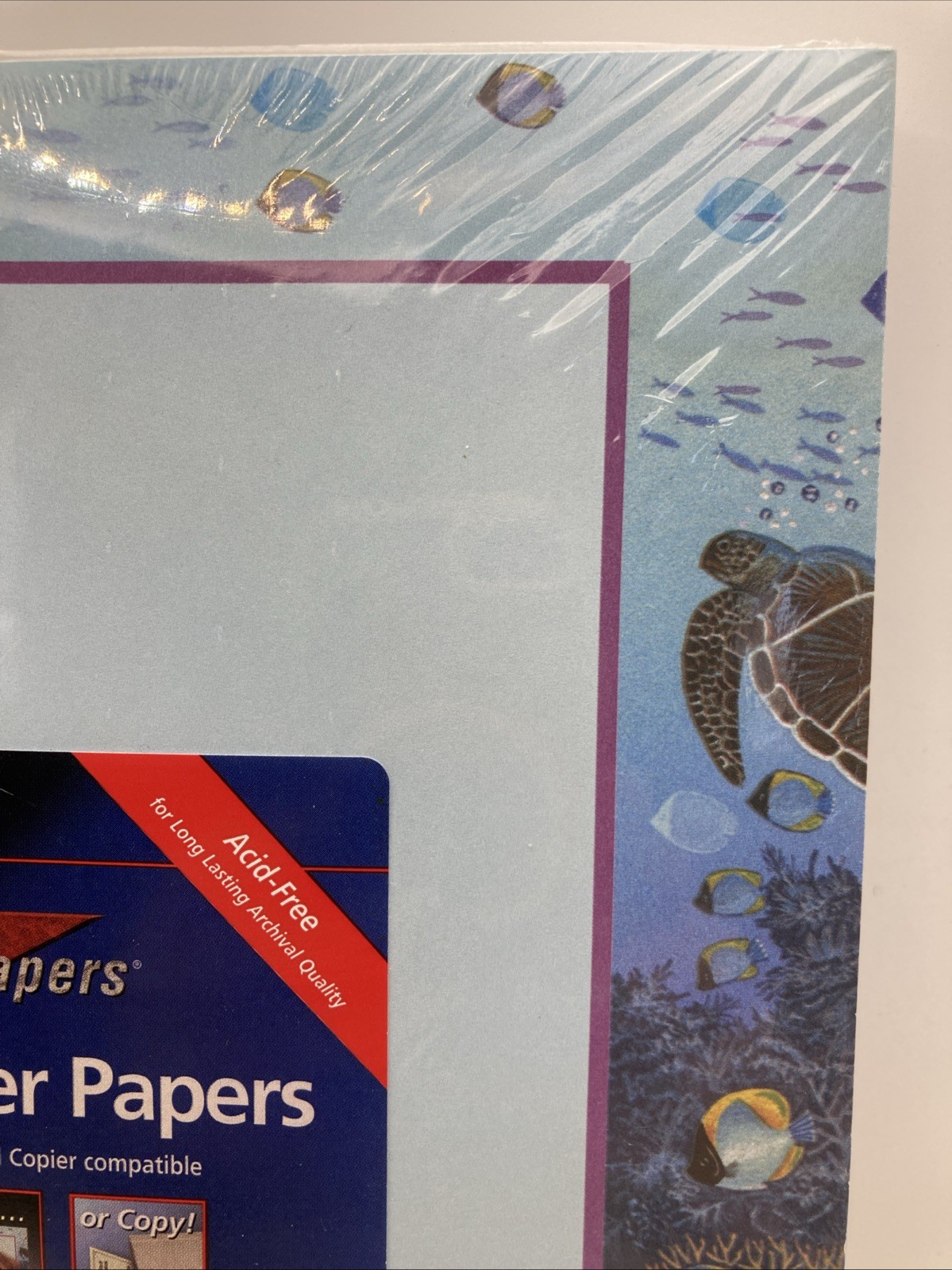 Ampad 1-pk of 25 Sheets Designer PC Paper Printer Ocean Fish New