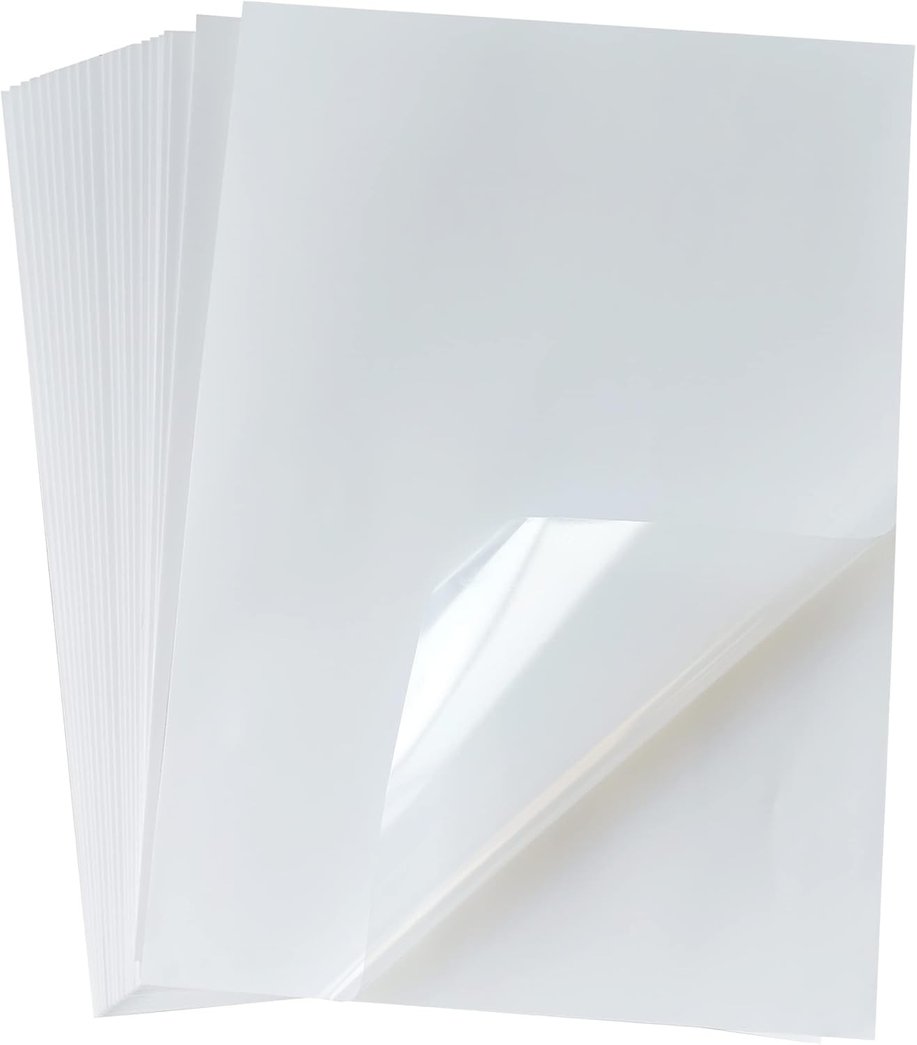 8.5 x 11 Inches Clear Transparency Film For Inkjet Printers Silk Screen Printing