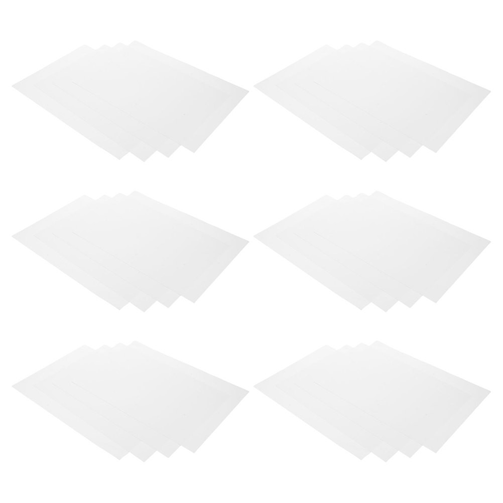 50 Pcs Label Printer Paper Matte Printable Sticker Bin Organization