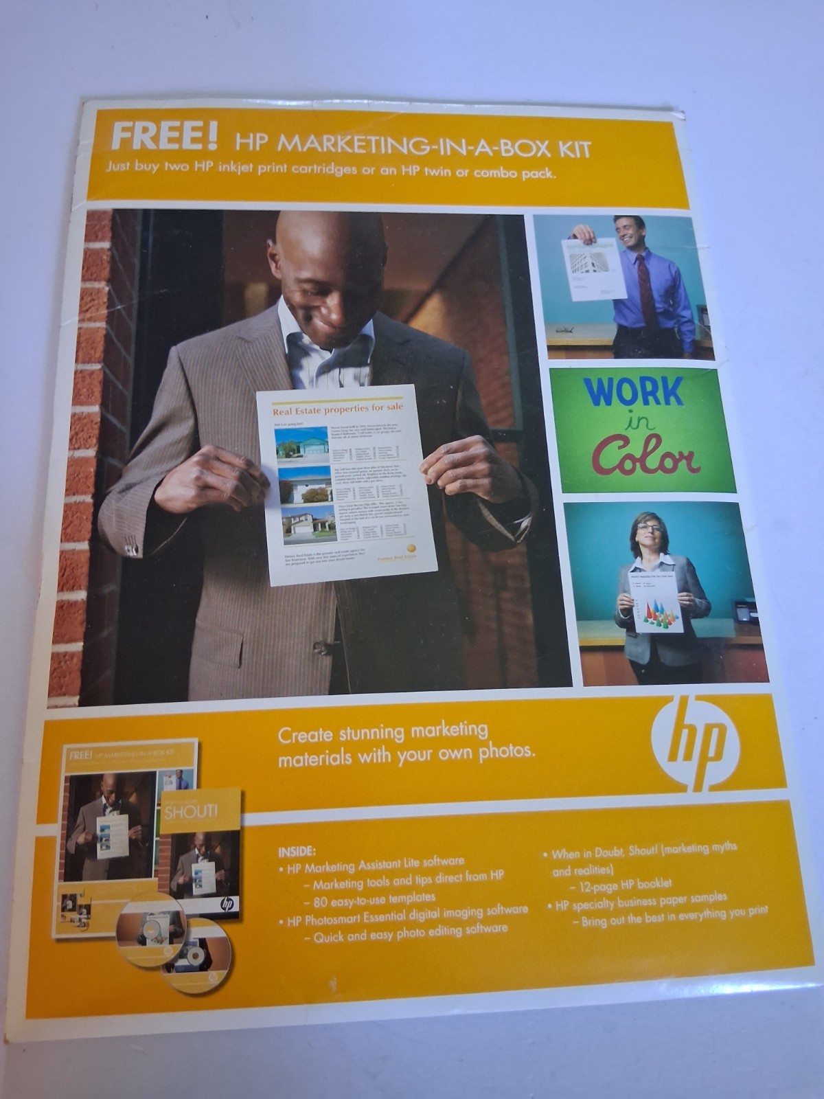HP Marketing In A Box Kit Unopened 2007 SA135A