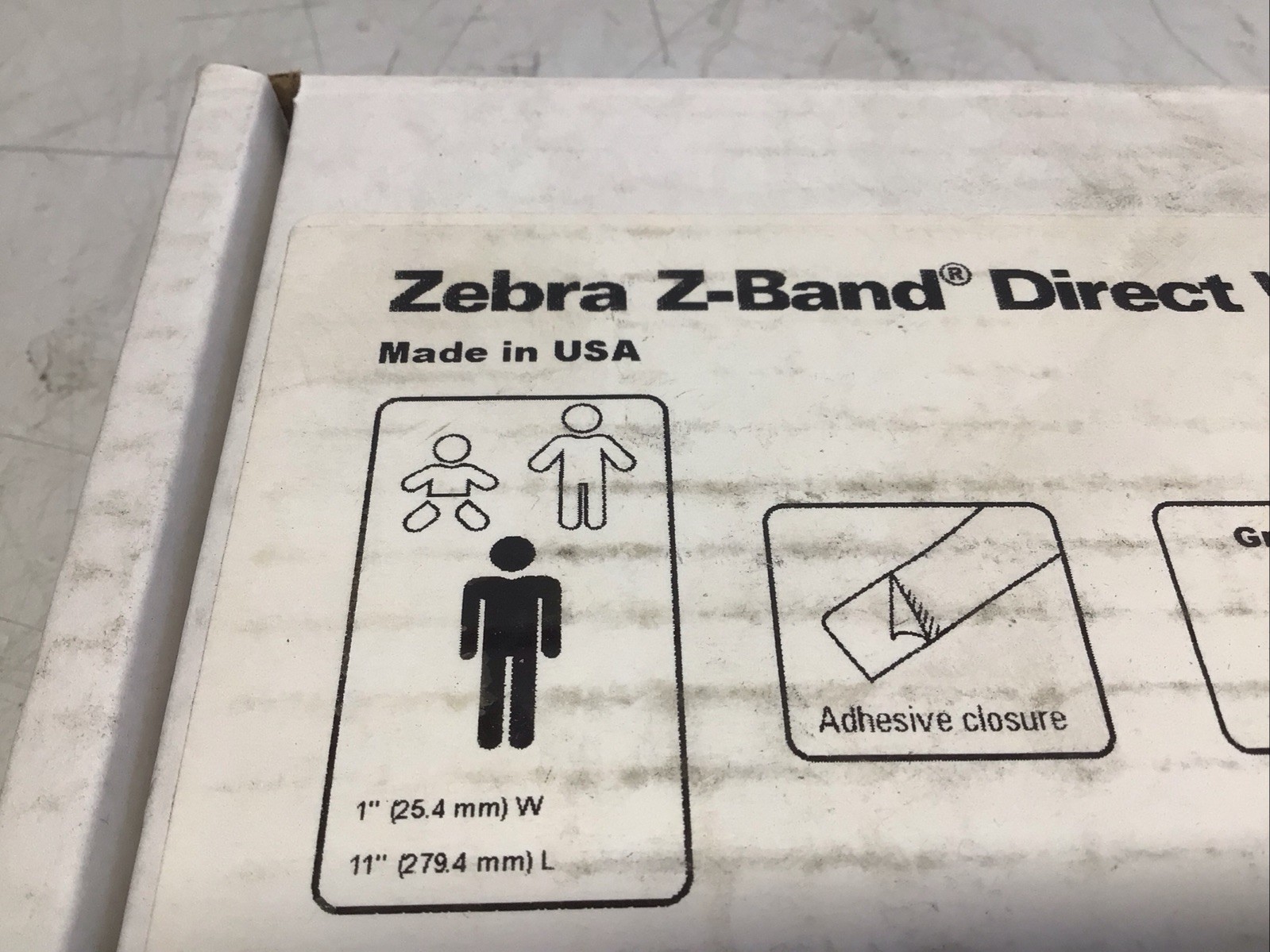 Genuine Zebra Cartrdige 10006995K-3K Z-Band Direct Green Wristband 1″x11″ 200