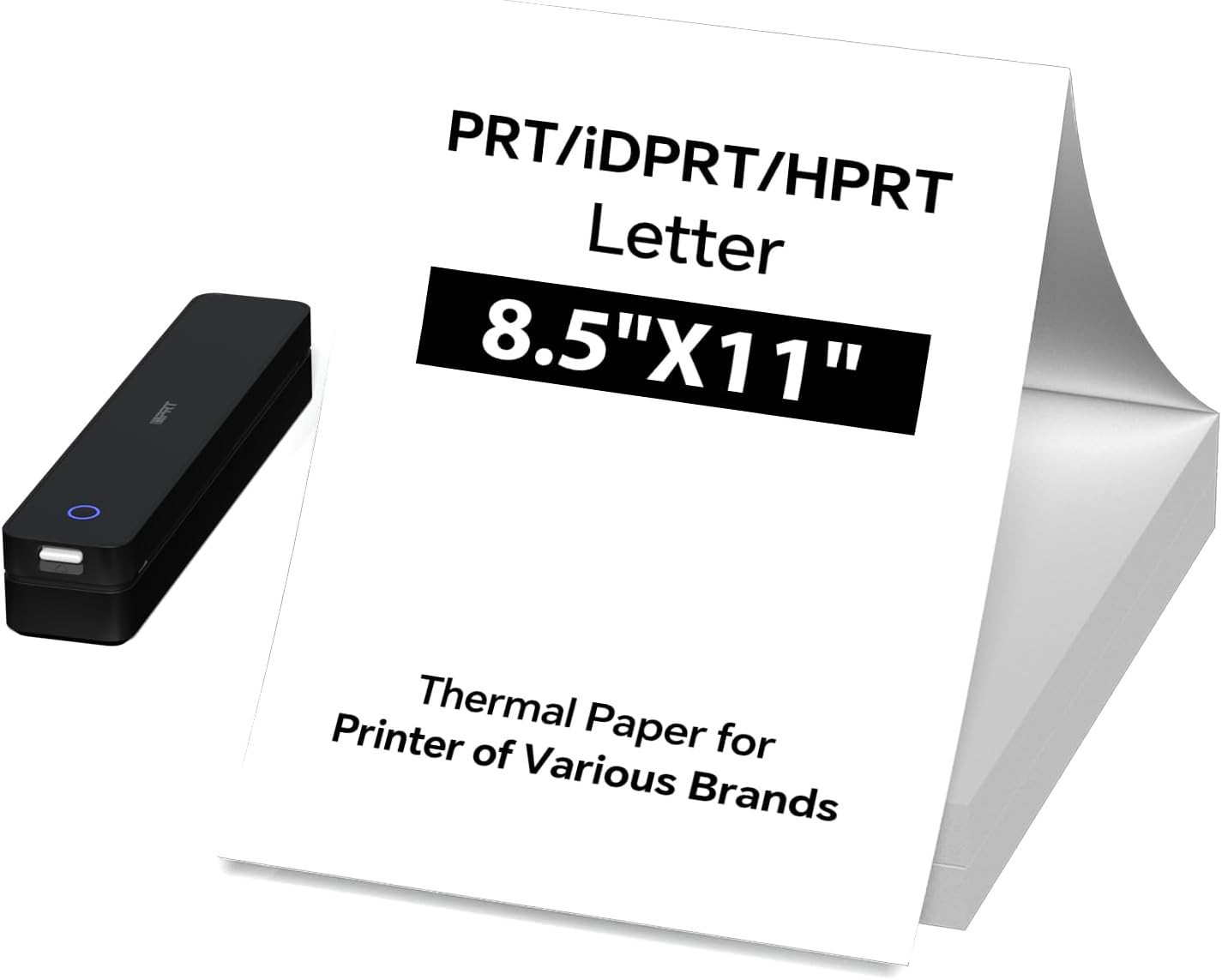 MT610 M08F A40 Thermal Paper 8.5 x 11 for M08F-Letter, M832, M834, A285M, A80, A