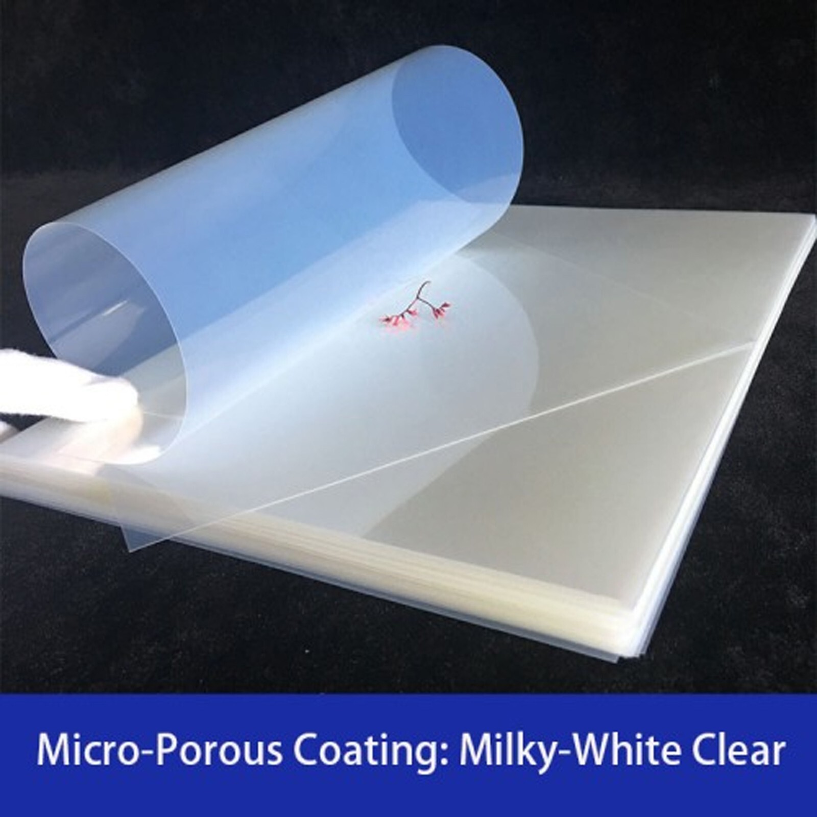 11″ x 17″100 sheets，Waterproof Inkjet Milky Transparency Film T-Shirt Printing