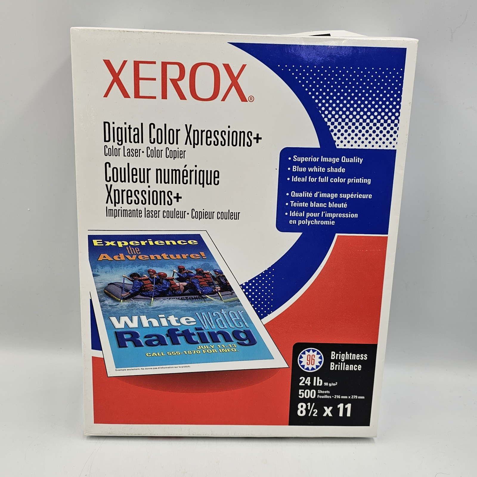Xerox Digital Color Xpressions Copy Paper Letter 8.5″ X 11″ 500 Sheets 3R11380