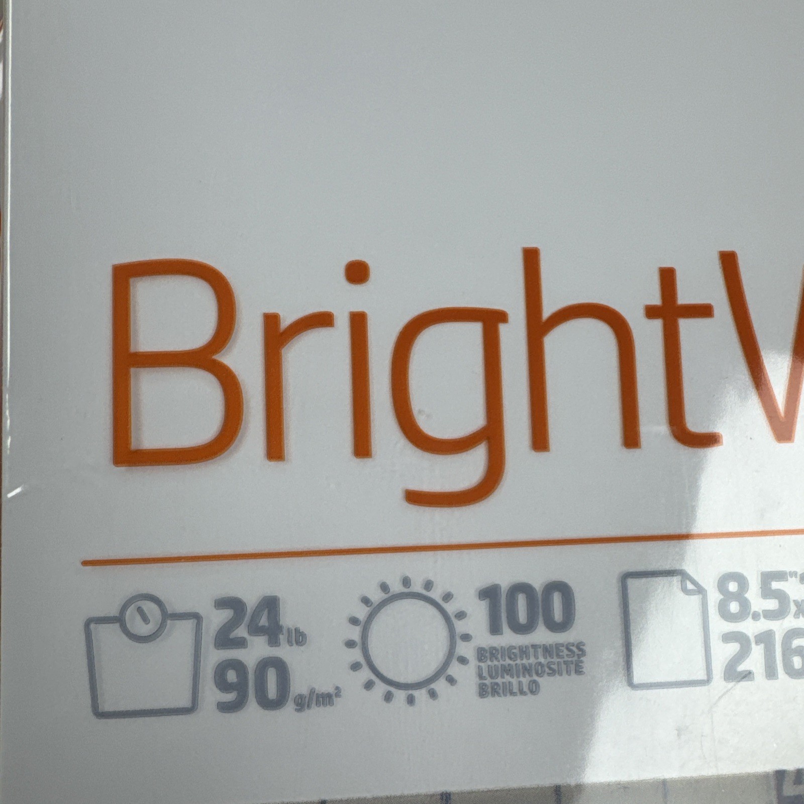 HP Bright White 24 Printer Paper 500 Sheets for Color Printing 100 Bright 2 PK