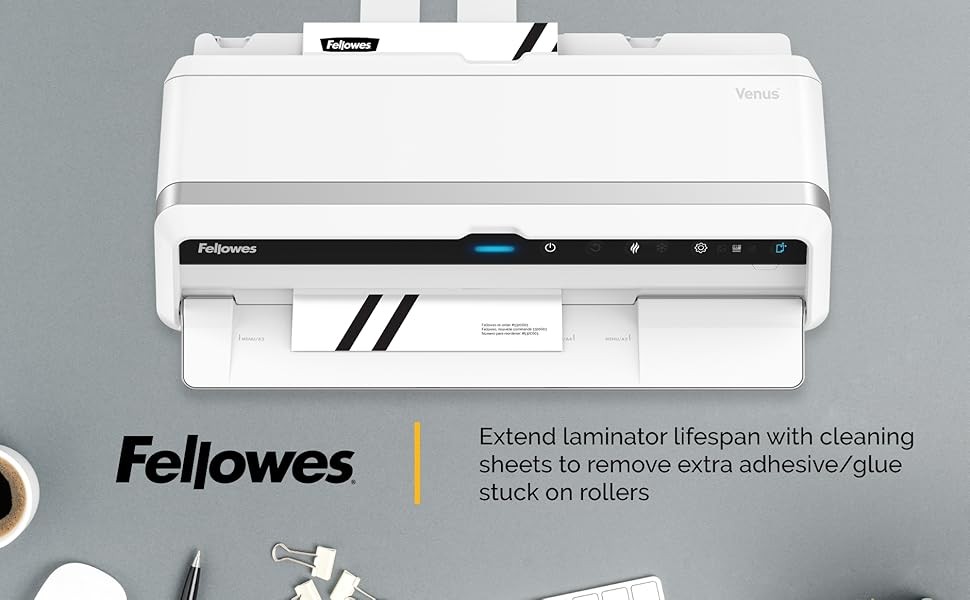 Laminator Cleaning Sheets, 10 Pack, 8.5 x 11 in
