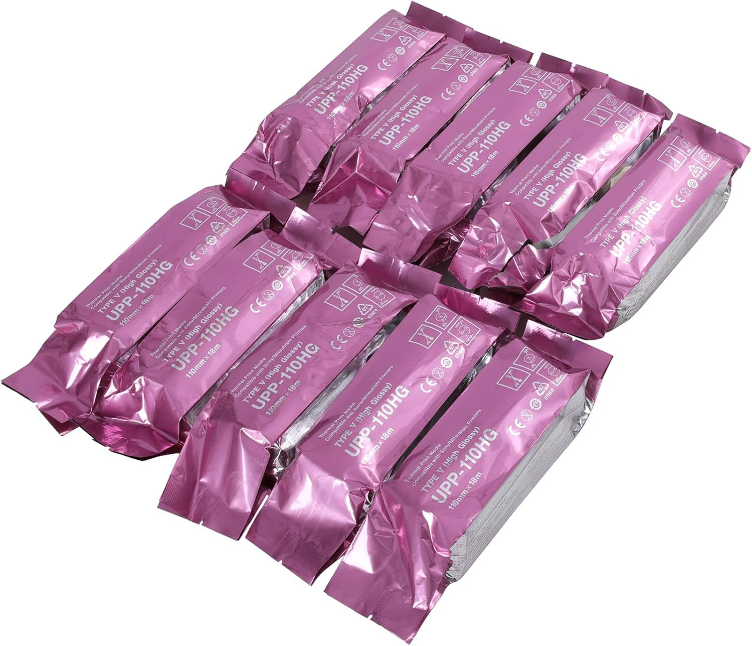 UPP-110HG High Gloss Ultrasound Paper Film/Media 10 Rolls/Bx,Replacement for Son