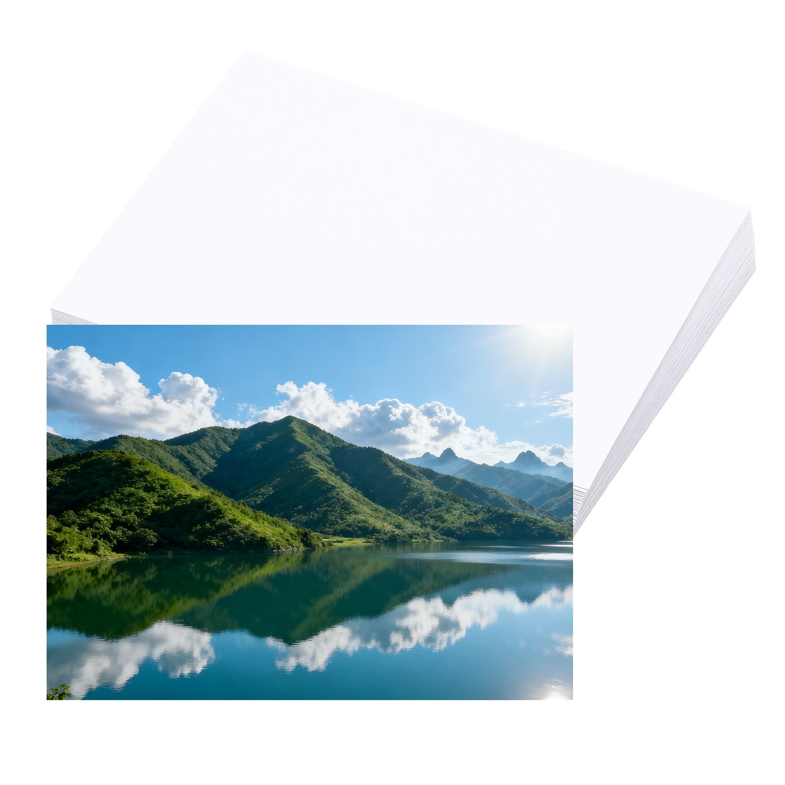 7″x5″ RC Satin Photo Paper, 50 Sheets Inkjet Photo Paper 260GSM Resin Coated