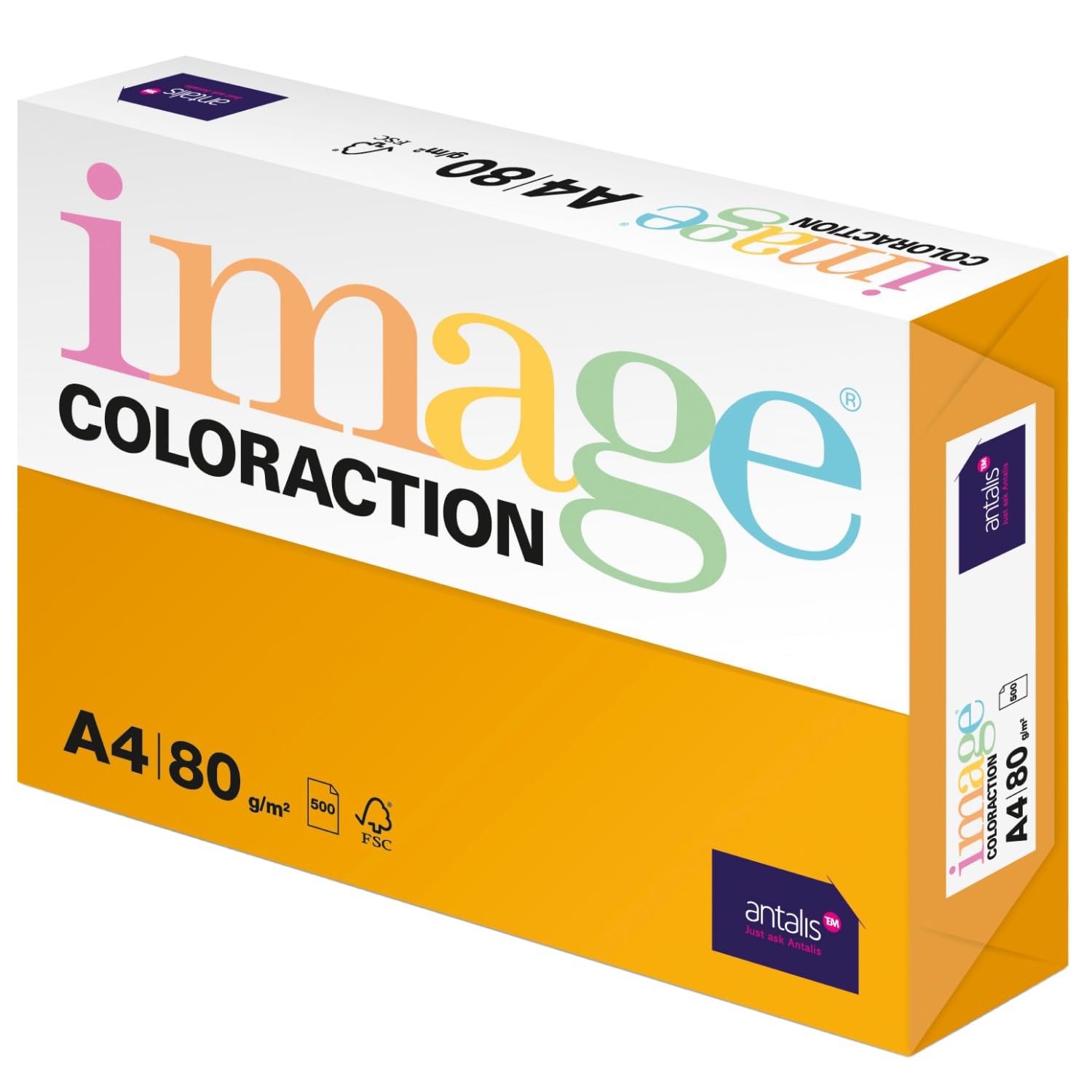 Coloraction Venezia Coloured Copy Paper A4, 210 x 297mm, 80gsm Bu…