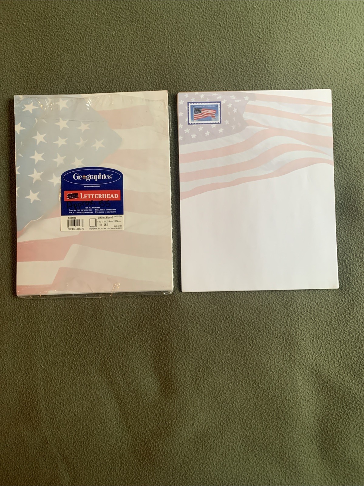 Geographics 8 1/2” X 11” Paper. Open Package. Approx 55 Sheets and 17 Sheets