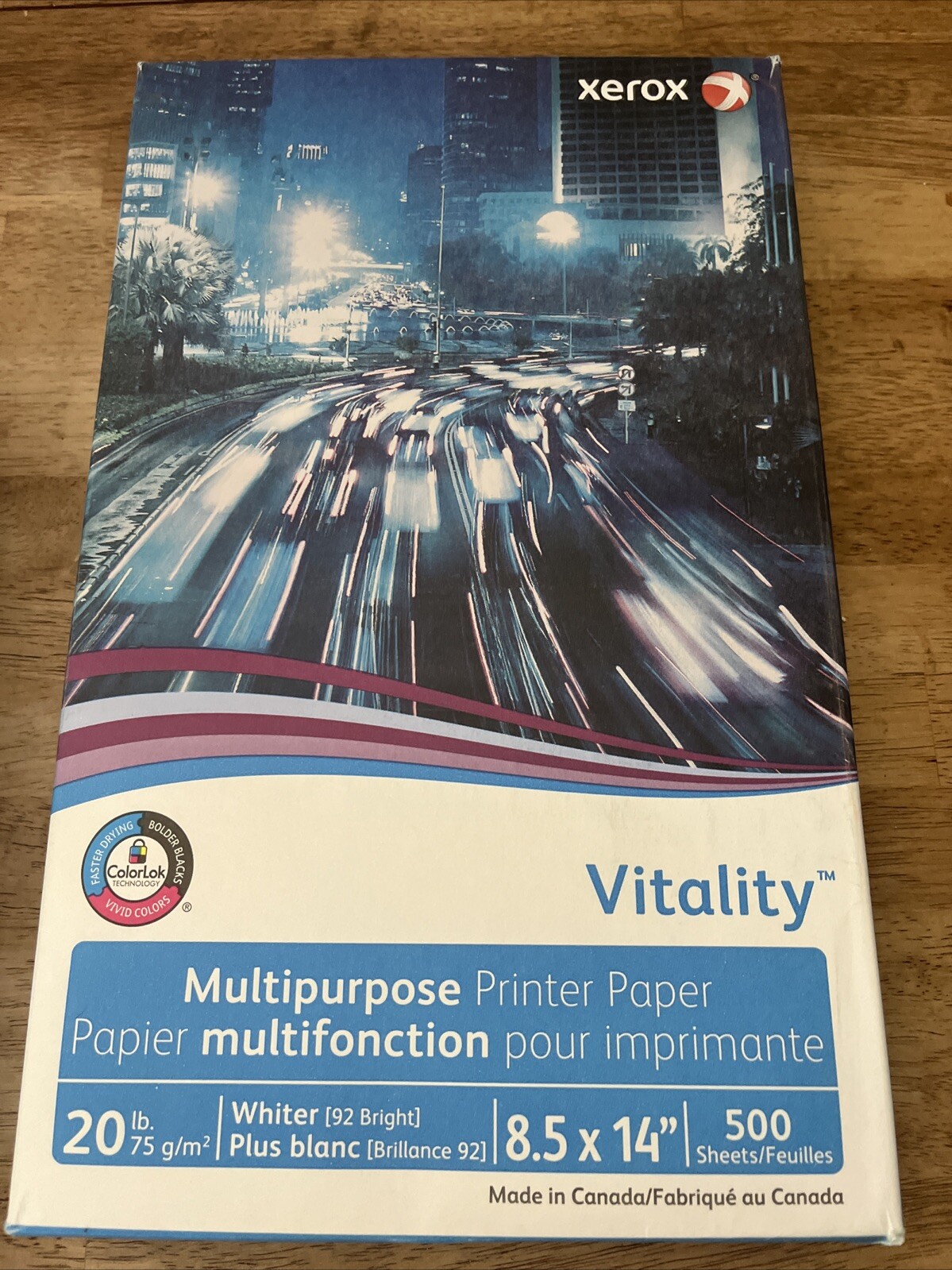 Xerox 3R2051 Business Paper Vitality Lot Of 2 20lb, 8.5×14” 500 Sh