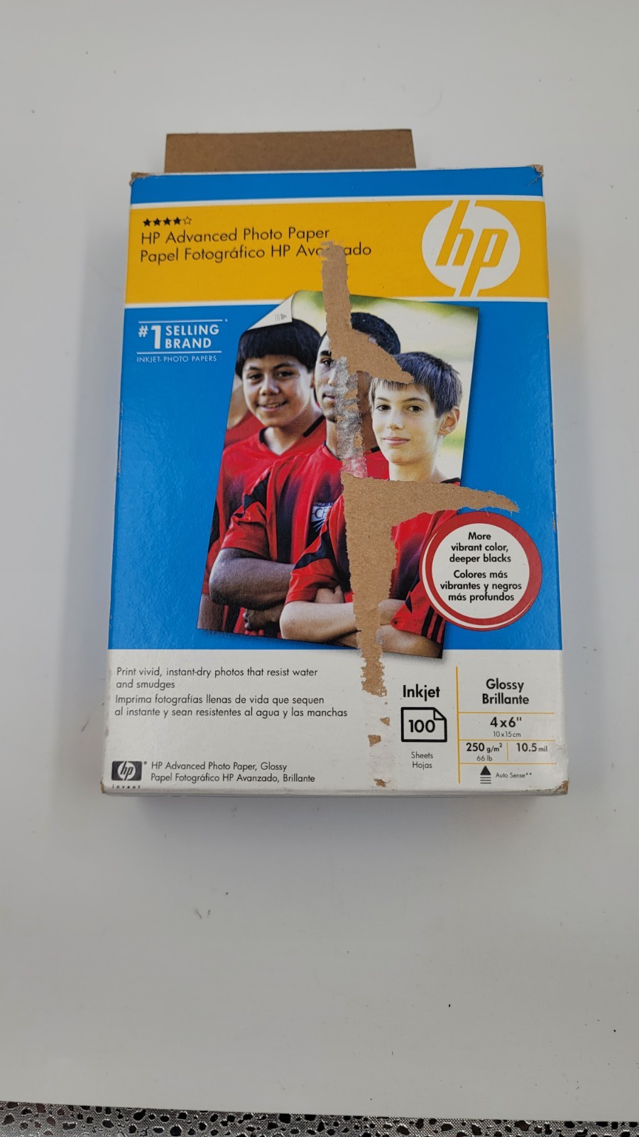 Hewlett Packard Q6638A 4×6 inch Glossy Advanced Printer Paper – 100 Sheets Read