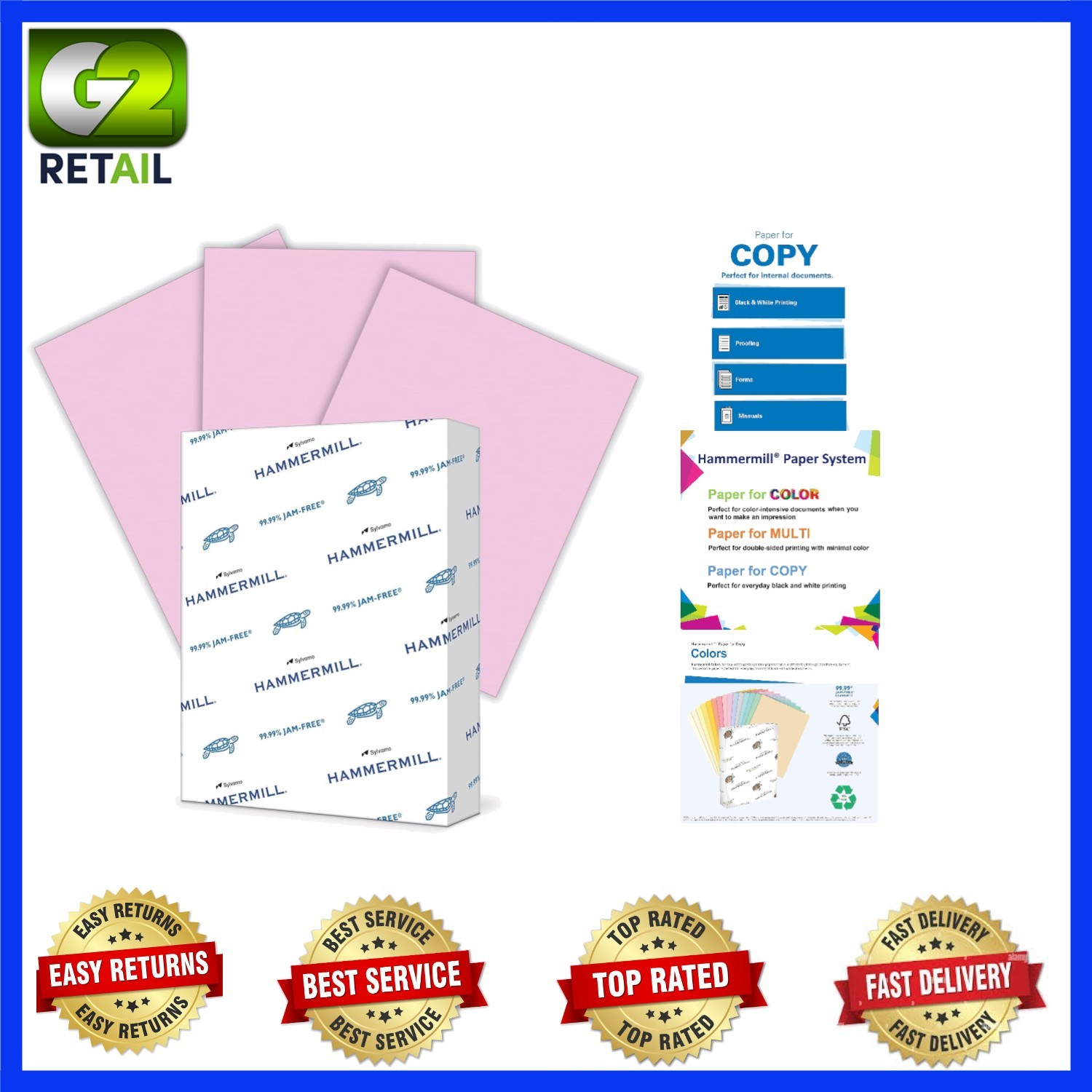 Dependable Lilac Printer Paper, 500 Sheets – Smooth Finish, Eco-Friendly