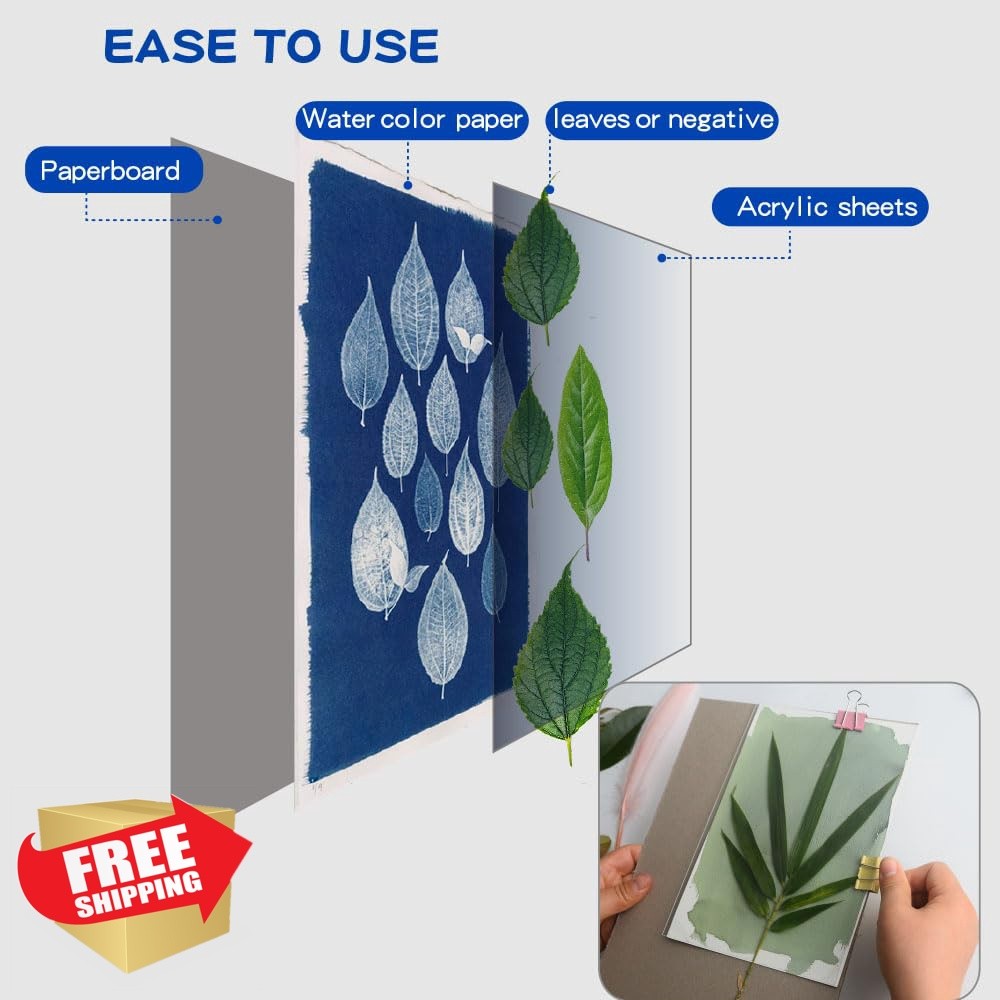 ACADOIT A4 30 Sheets Sun Print Paper