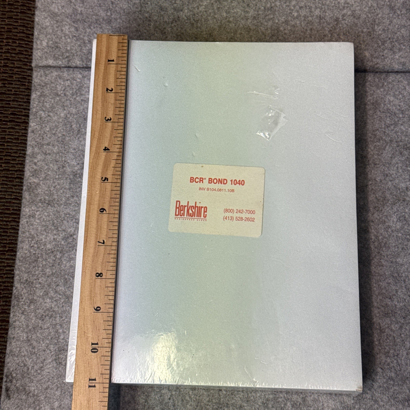 BERKSHIRE BCR Bond 1040 White Cleanroom Paper 8.5” x 11” 250/Pk B104.0811.10B