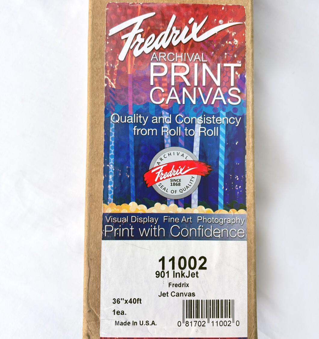 Fredrix HP 5000 5500 DesignJet 36″ x 40′ ft Archival Grade Inkjet Canvas