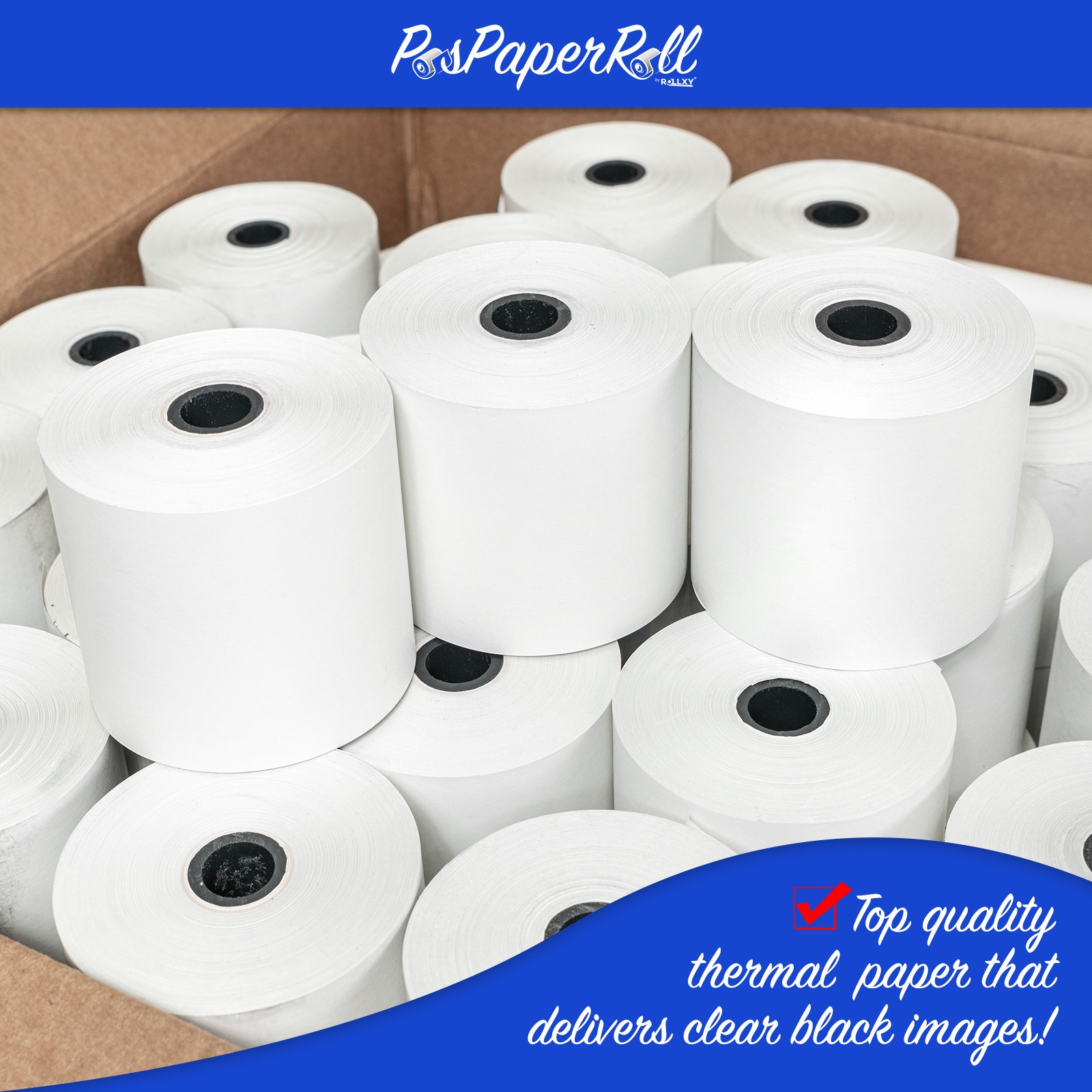 RiteMade 15-151 POS Cash Register Thermal Paper Roll Tape 2 1/4″ x 200′