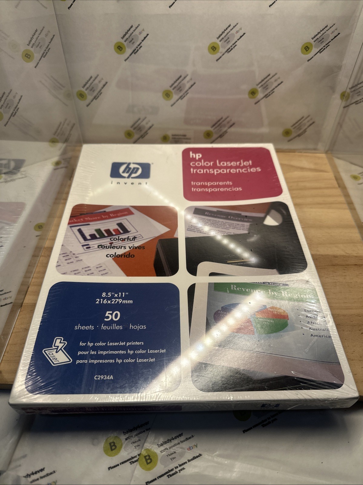 HP Color Laserjet Transparencies 50 Sheets 8.5 x 11”