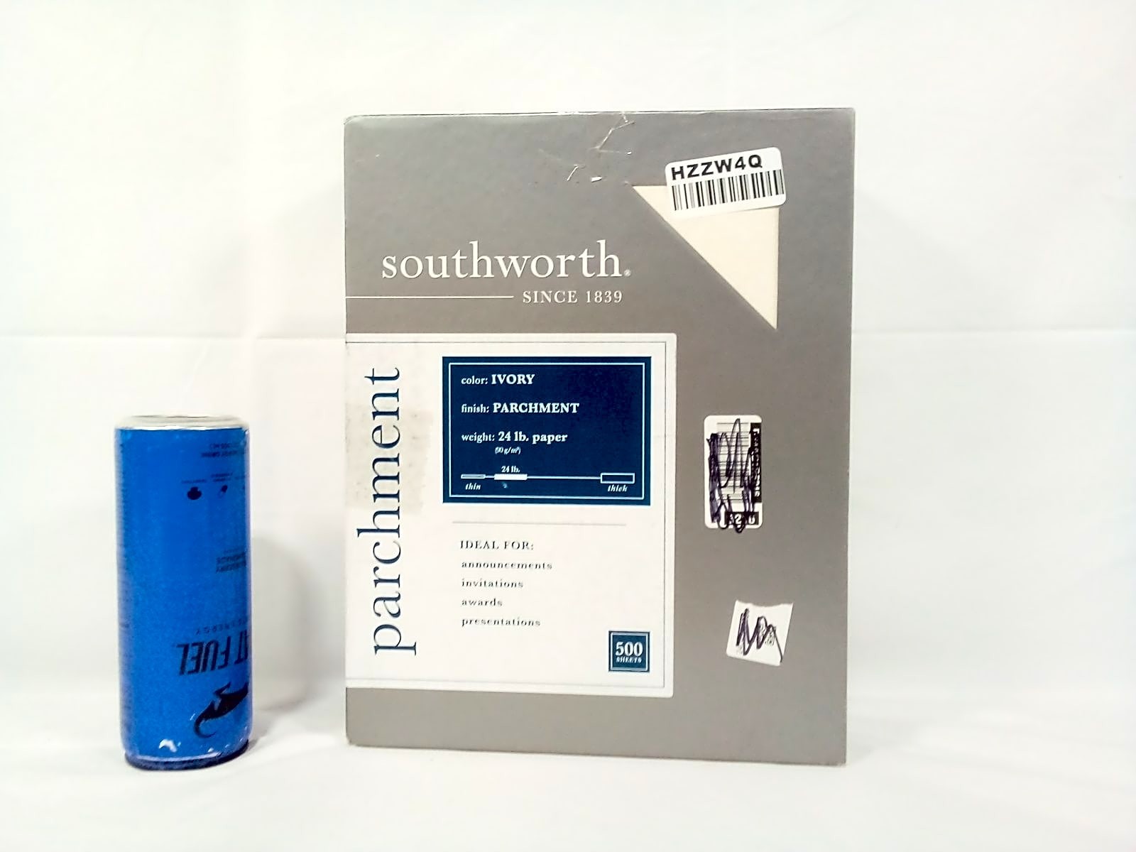 Southworth 984C Parchment Specialty Paper Ivory 24 lb 8.5 x 11 500 Sheets