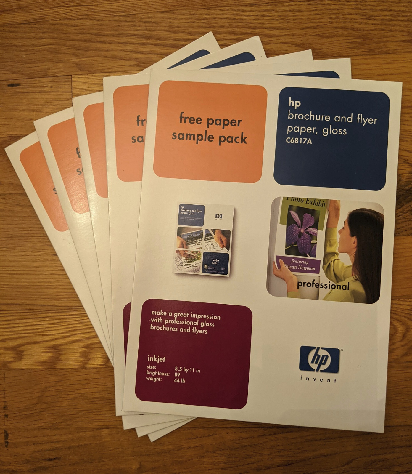 HP Brochure Inkjet Glossy Paper Letter Size 44lb Gloss