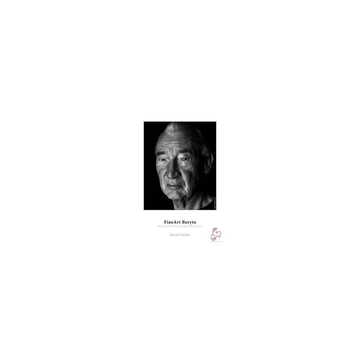 Hahnemuhle Baryta 325 Smooth High-Gloss Fine Art Paper (8.5×11″), 25 Sheets