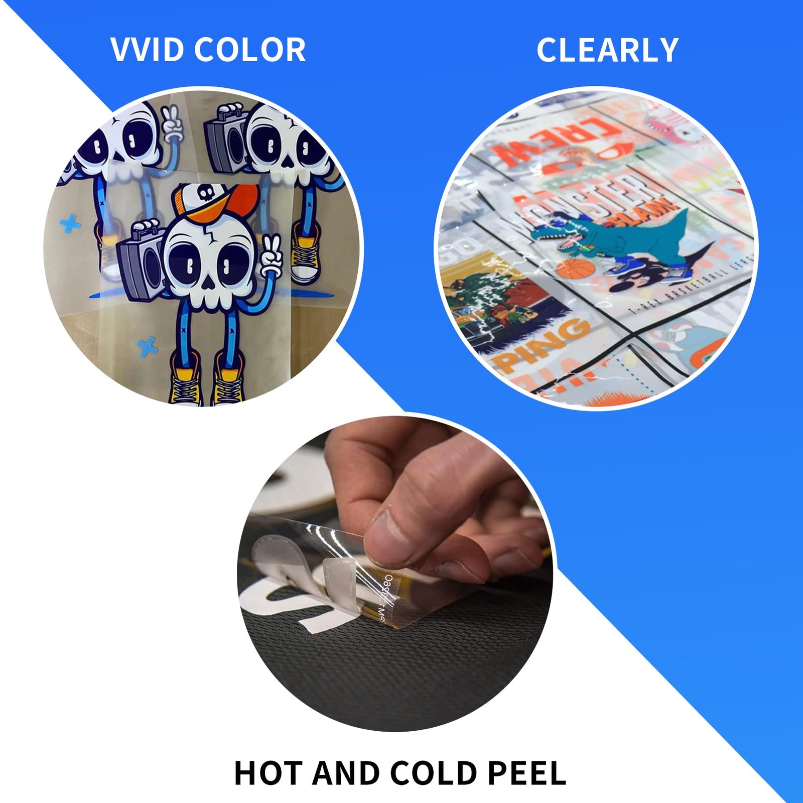 100 Sheets A4 DTF Transfer Film Paper Double Sided Thick Clear Pretreat