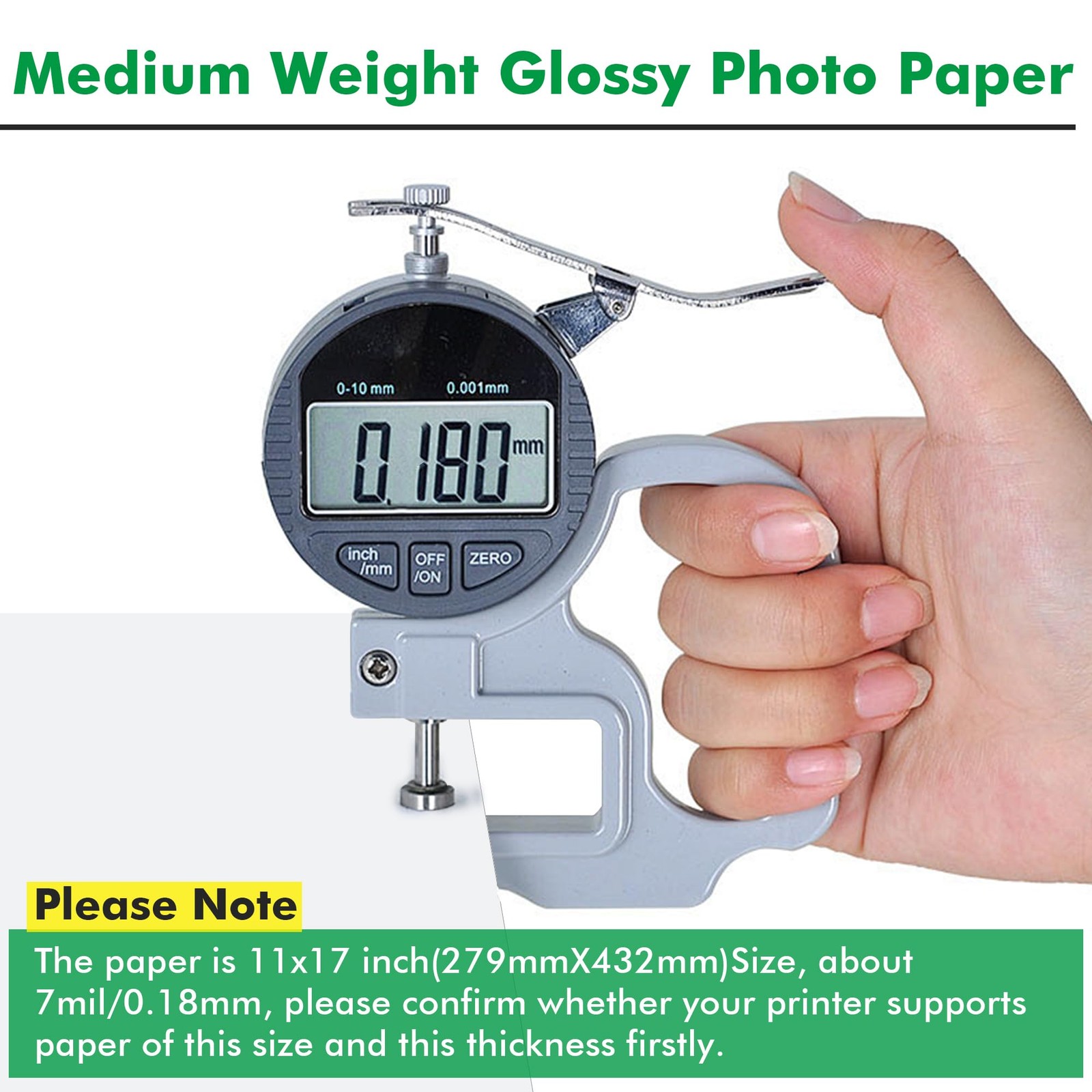 100 Sheets 11×17″ 42LB Koala Brochure Paper Double Side Glossy for Inkjet