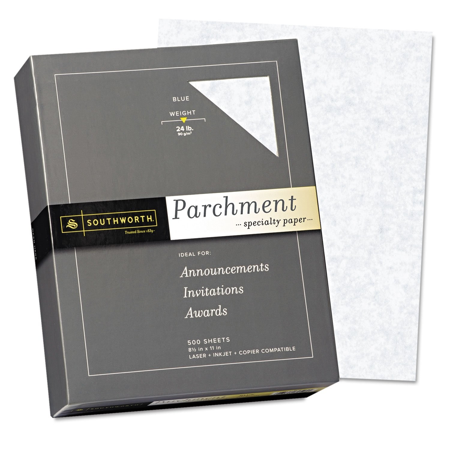 Specialty Paper 8.5×11 inch 24 lbs 100 Brightness 500 Sheets Per Box