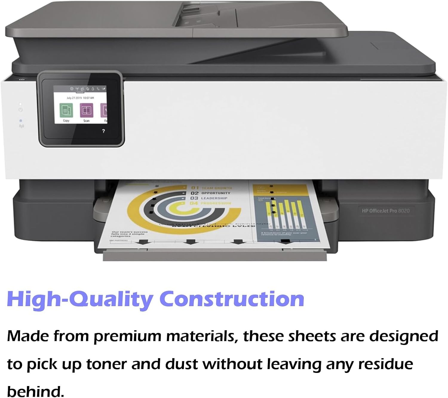 Printer Cleaning Sheets, Letter Size, 15-Pack Laser & Inkjet
