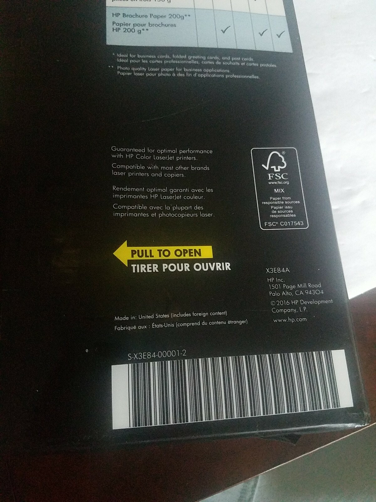 Hp Brochure Paper 8.5 11″ 216 X 279 300 Sheet Package-Excellent Paper