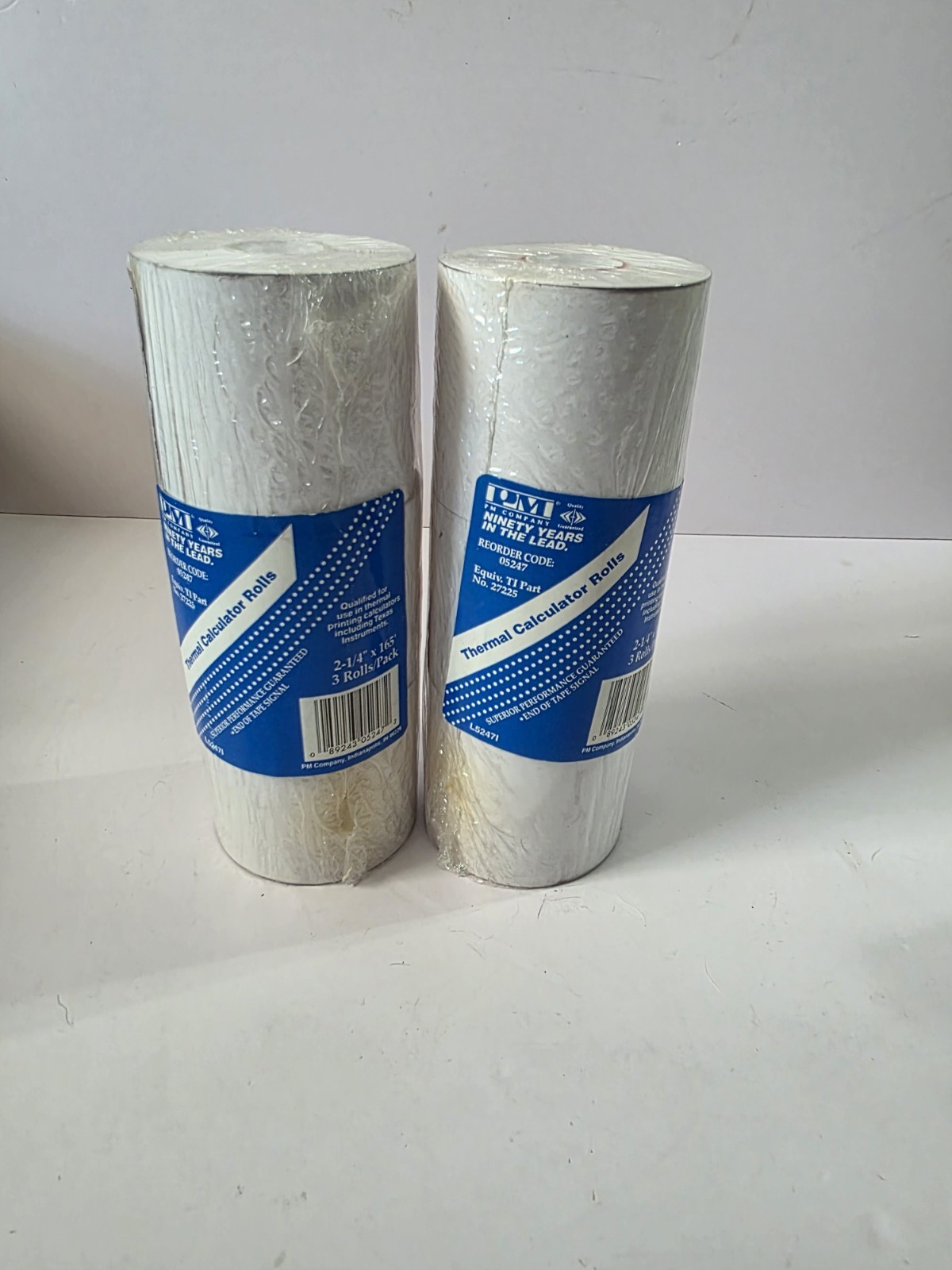 PM Company Thermal Calculator Rolls 2-1/4″ x 165 ft 3pk Lot Of 2