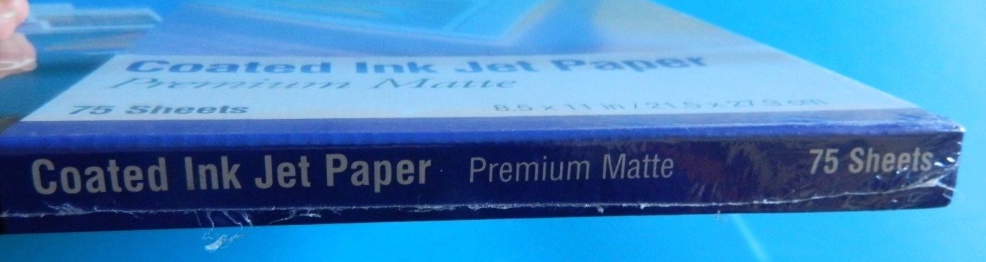 New Mead Coated Ink Jet Paper Premium Matte 75 Continuous Sheets 8.5″ X 11″