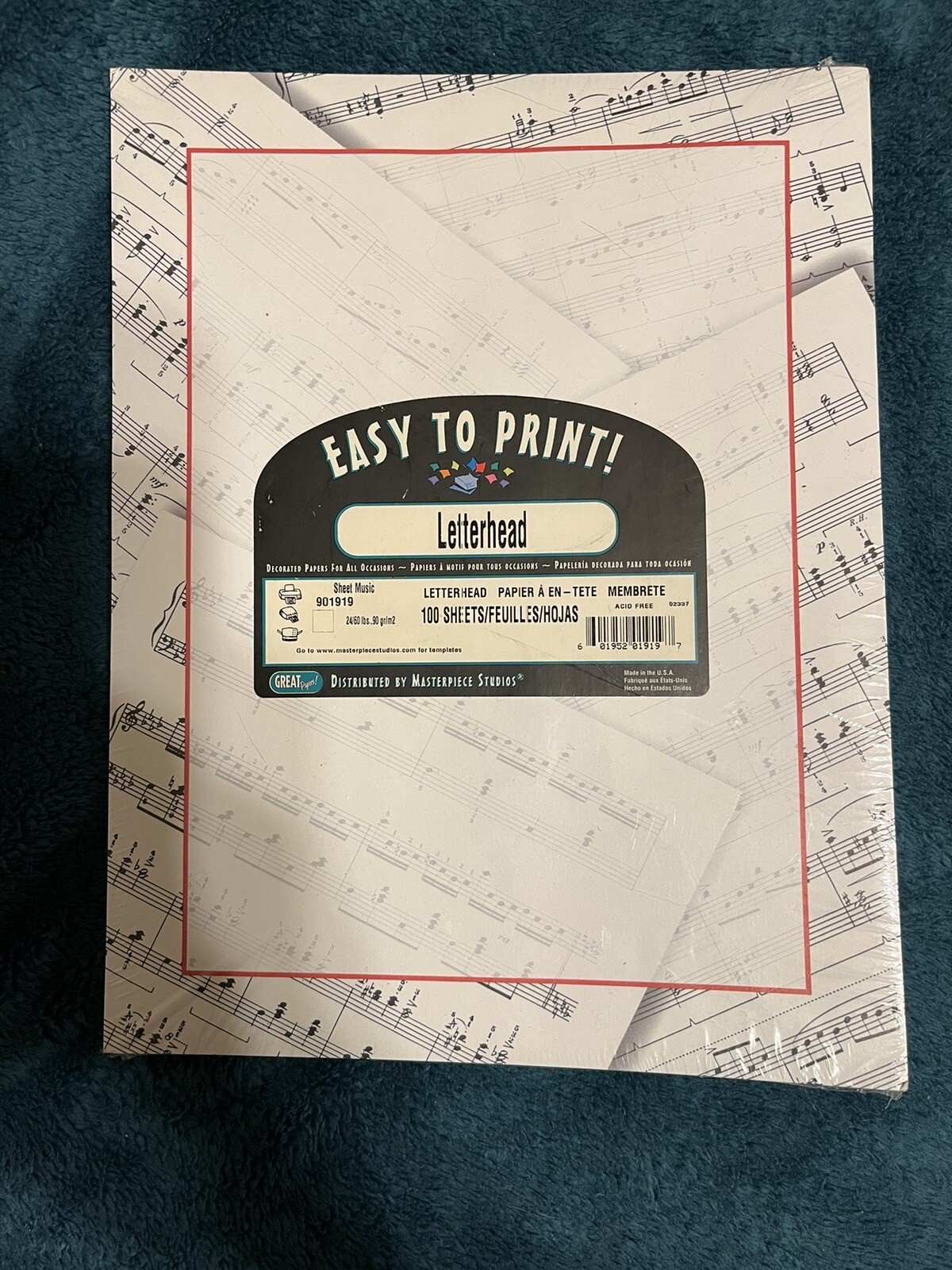 New Great Papers! Sheet Music Computer papers 100 Sheets